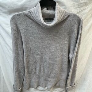 Apt. 9 Heather Gray turtle neck cuff sleeve Sweater ladies sz XL